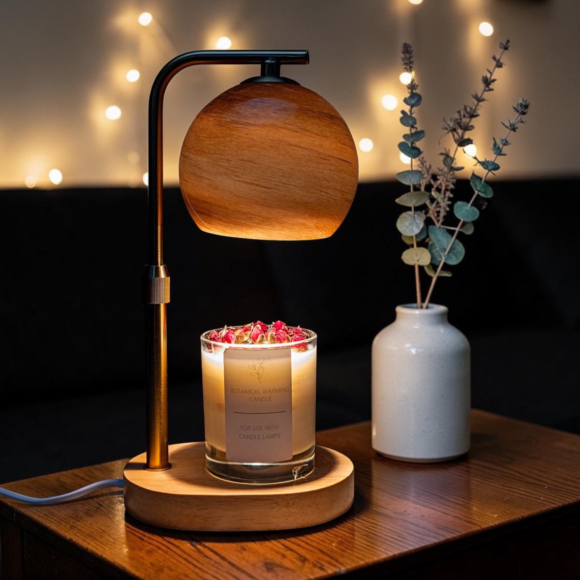 Wood Effect Candle Warmer