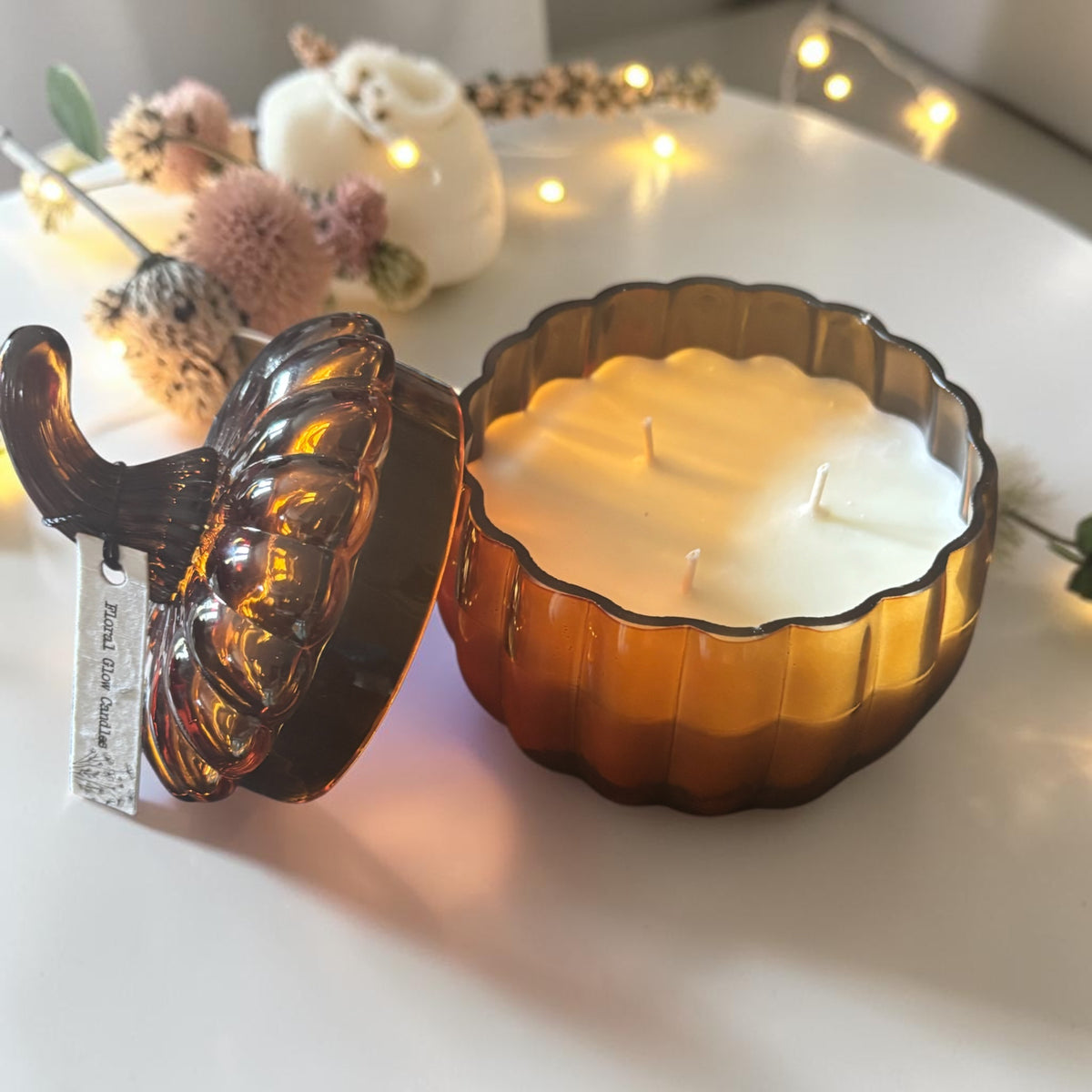Amber Pumpkin Candle