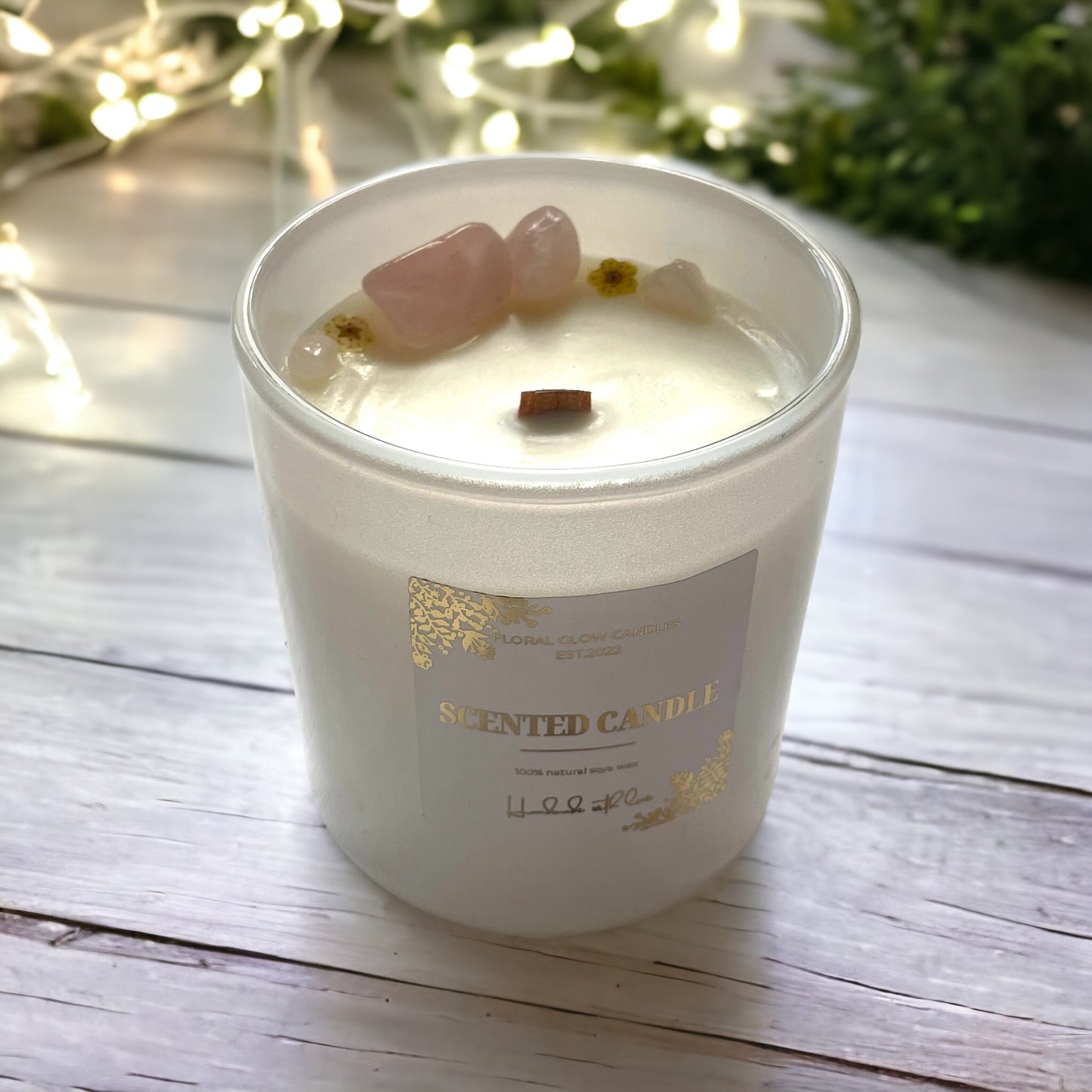 White Gloss Scented Candle 20cl