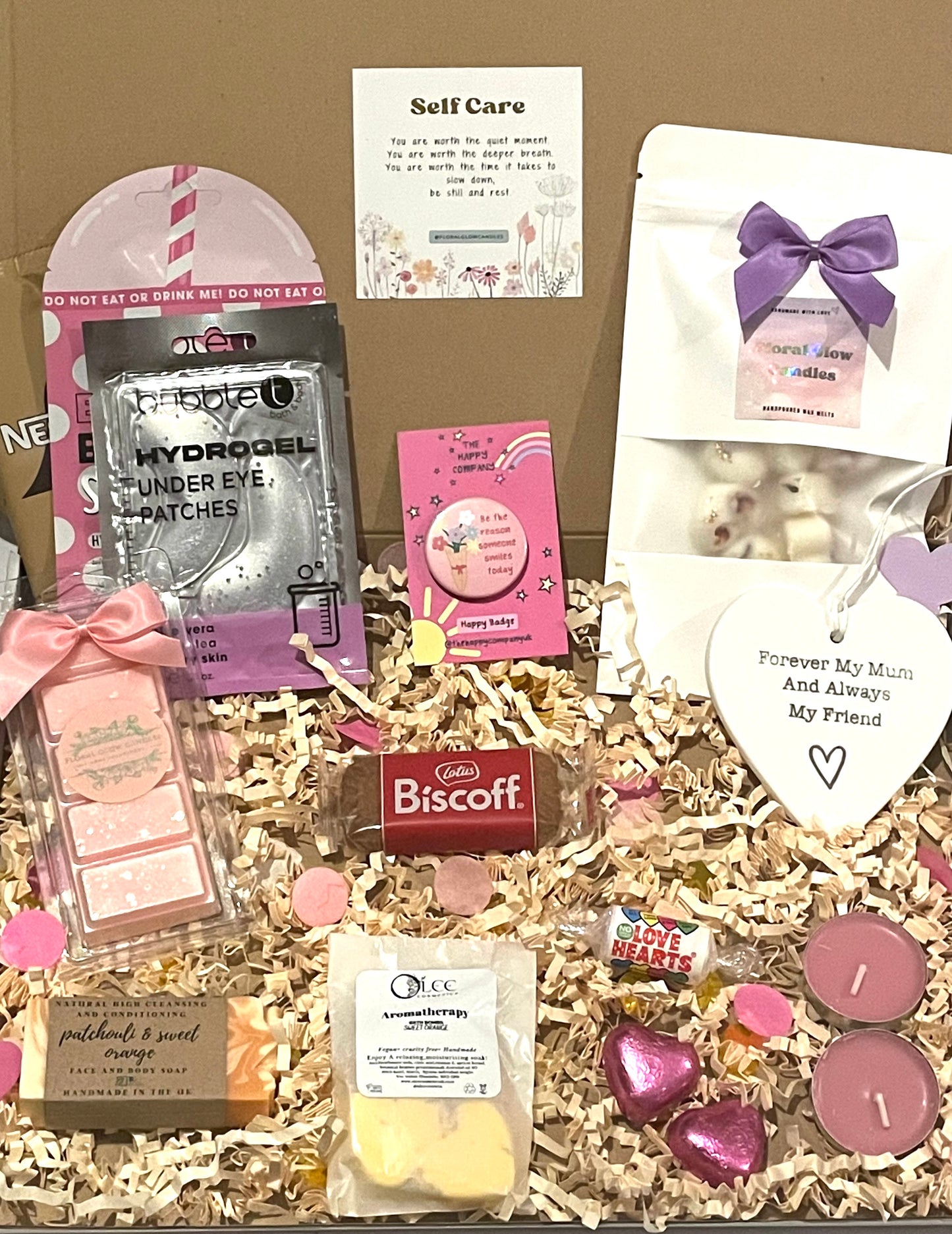 Large Self Care Letter Gift Box