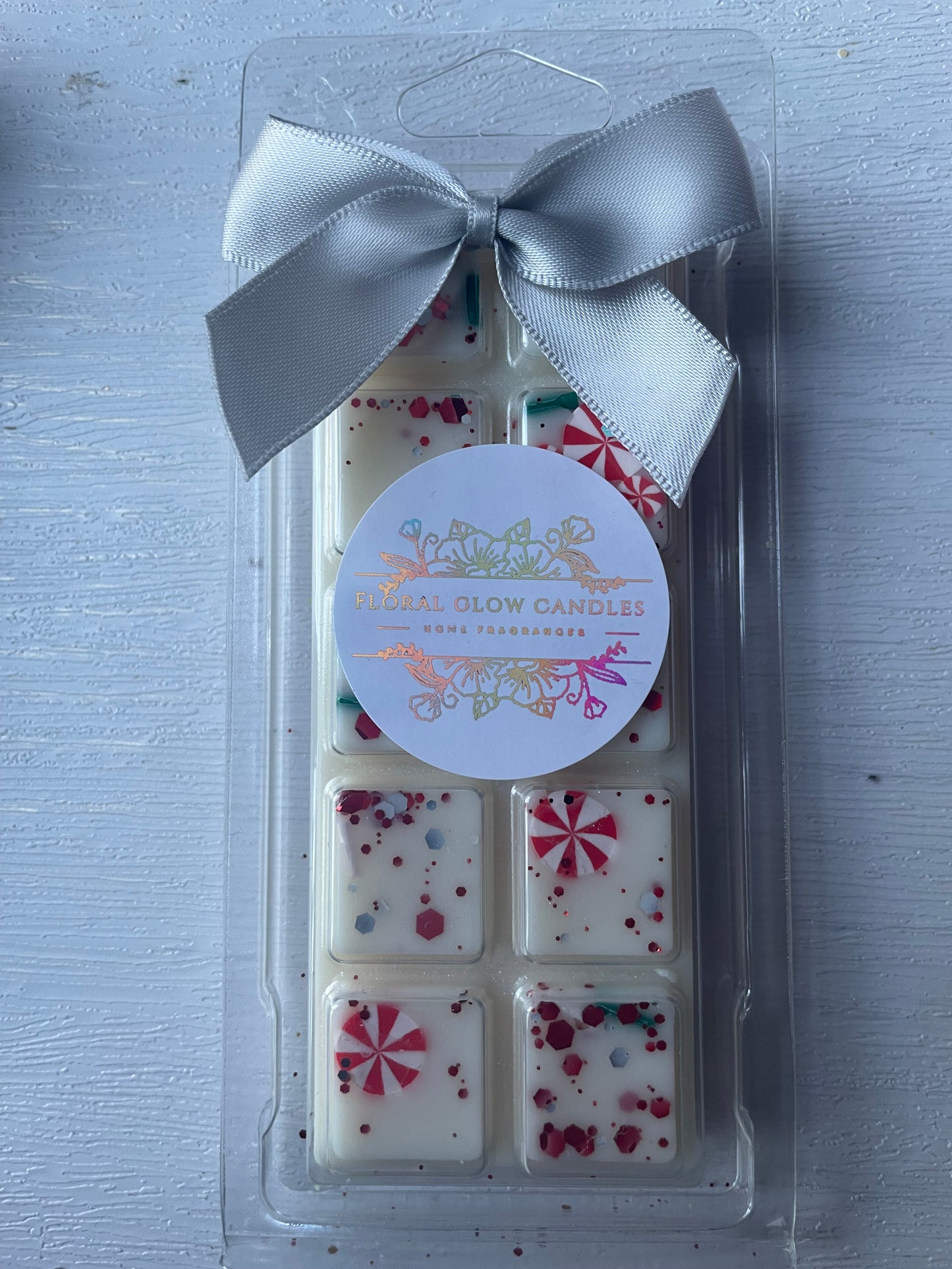 Candy Cane Wax Melt Snap Bars