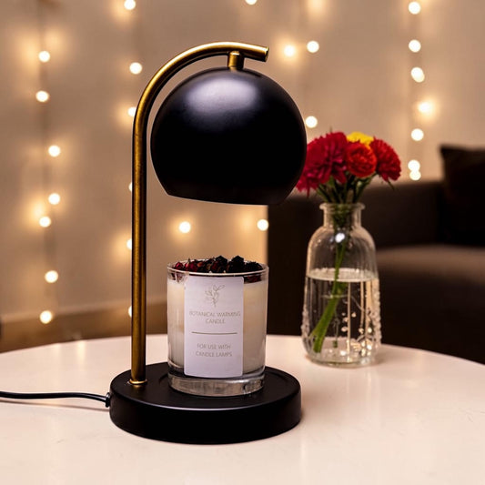 Black Candle Lamp