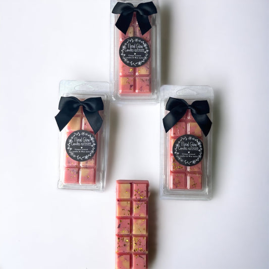 PEONY & BLUSH SUEDE WAX MELT SNAP BARS