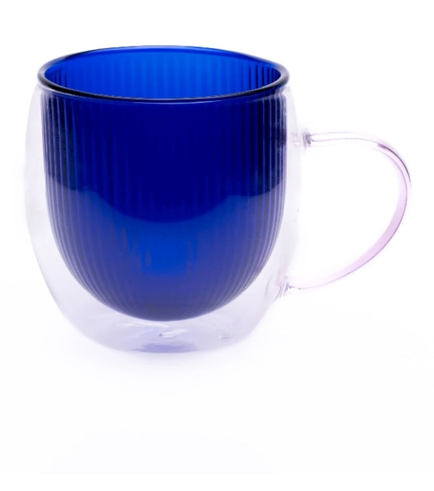 Blue Double Walled Mug